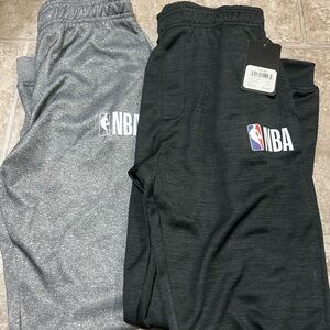 NBA Kids Charcoal and Heather Gray Joggers